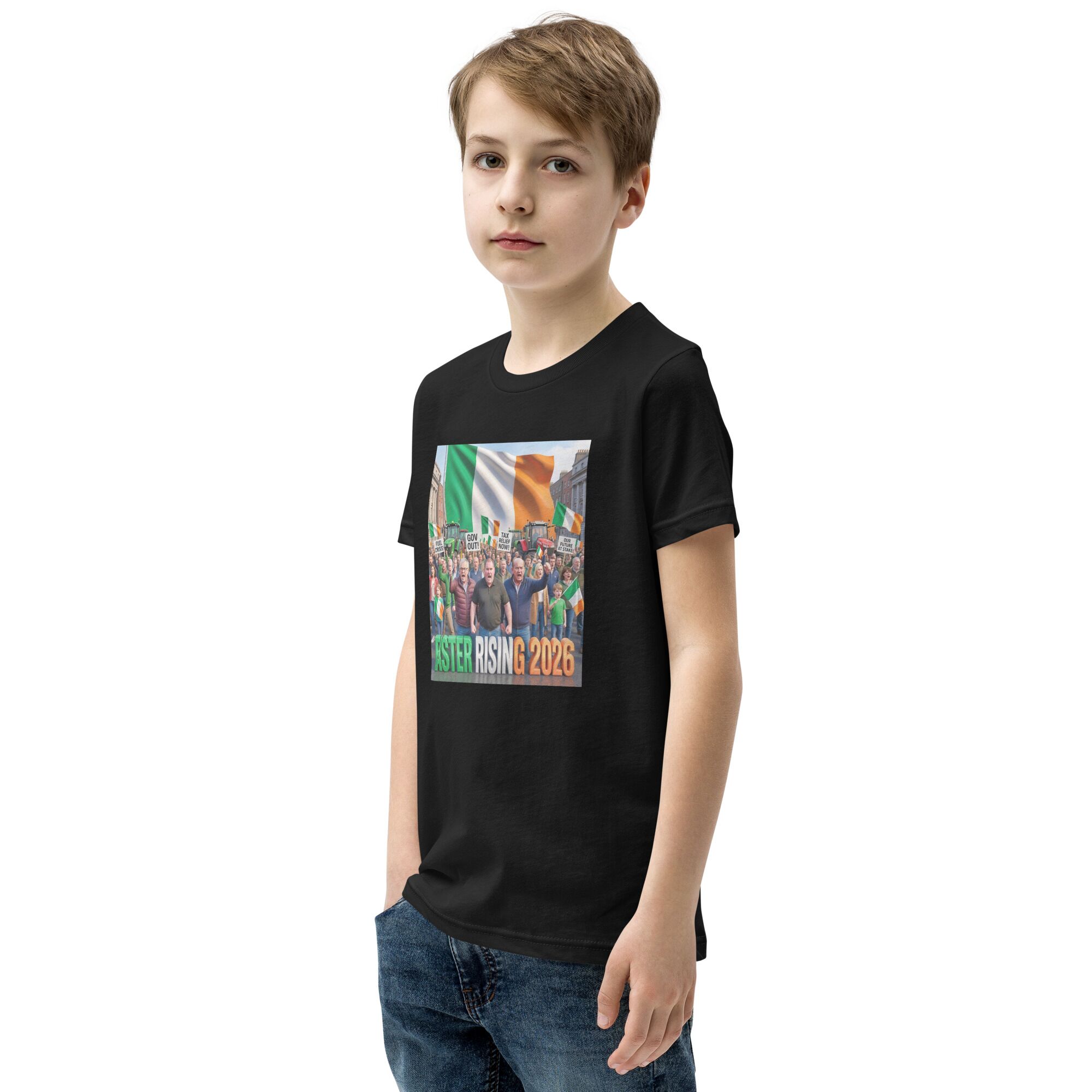 Youth Irish Farmers Fuel Protest T-Shirt | 100% Cotton | Free Shipping - Image 3